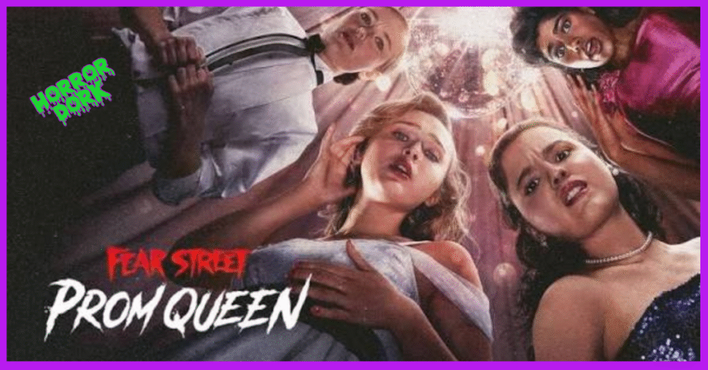 Poster art for Fear Street 1988: Prom Queen on Netflix — used for Horror Dork review.